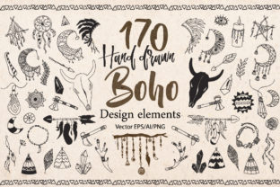 Download Boho Tribal Design Elements Clipart - Tribal Collection