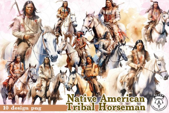 Download Native American Tribal Horseman - Tribal Collection