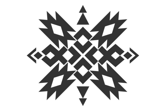 Download Tribal Ornament Element. Black Textile. - Tribal Collection