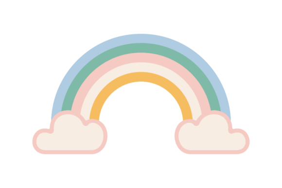 Download Pastel Rainbow Clipart - Pastel rainbow clipart Collection